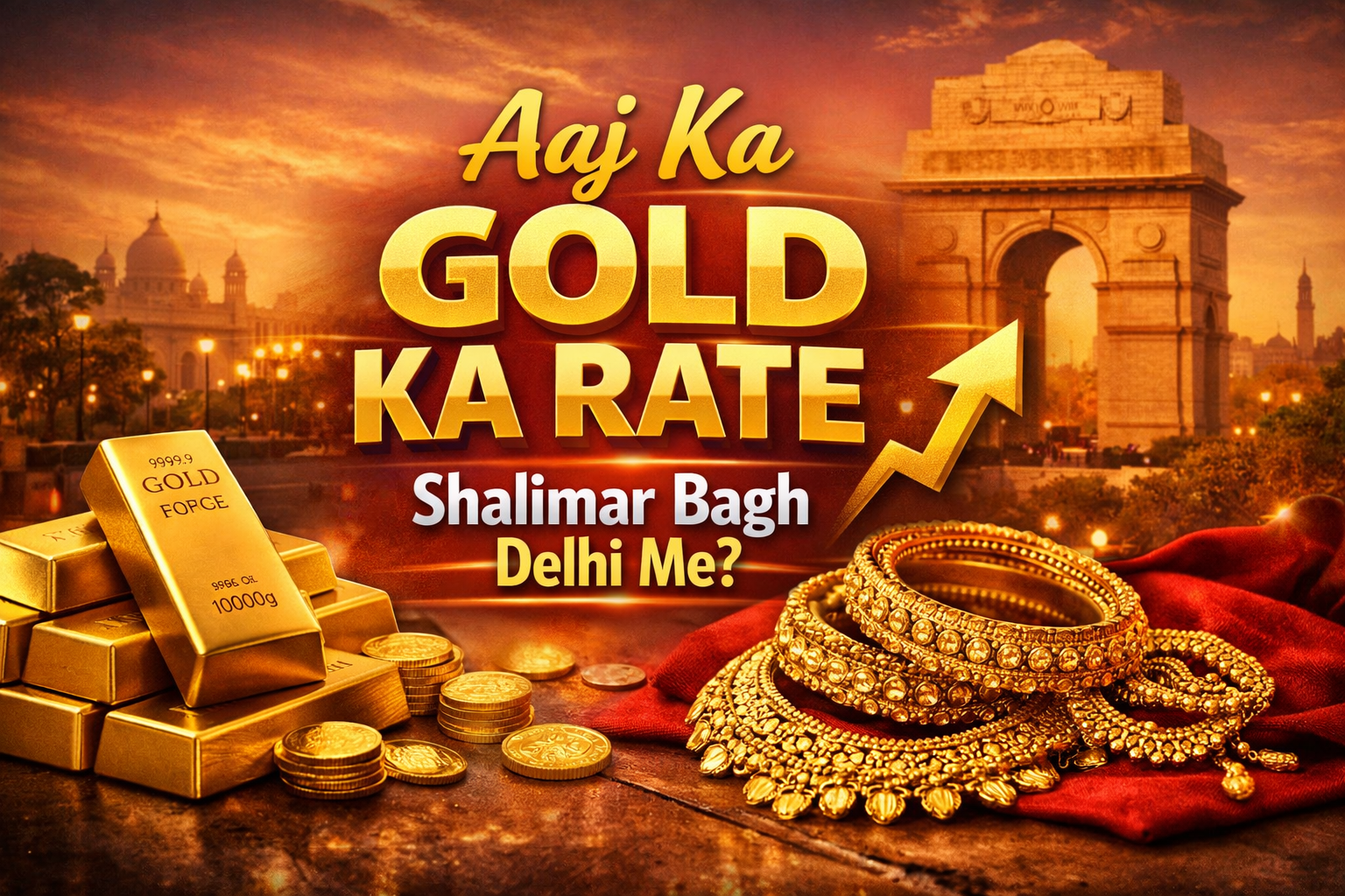 Aaj Ka Gold Ka Rate Shalimar Bagh Delhi Me